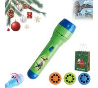 Children's Torch, Projector Torch Children, Night Projector Child Projection Flashlight with 24 Patterns, Kaleidoscope Torch, Christmas Surprises for Children (Dinosaur World)