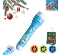 Children's Torch, Projector Torch Children, Night Projector Child Projection Flashlight with 24 Patterns, Kaleidoscope Torch, Christmas Surprises for Children (Ocean World)