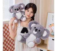Childrens Toy Emotional On Demand Soft Koala Mimics The Matural Movements Like A Real Koala Stuffed Animal Toy Cozy Comfort (Grey, 25cm)