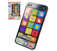 Childrens Toy Mobile Phone Educational Interactive Toy for Infants and Toddlers with Animal Sounds and Melodies Light Up Buttons Auditory and Visual Development for Batteries Included