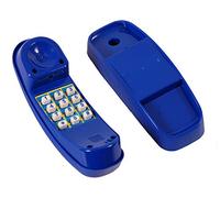 Children's Toy Play Telephone with bell like ringing sound. Ideal for Climbing Frames outdoor Play equipment BLUE