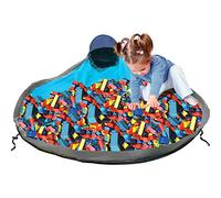 Children's Toy Storage Bin, Quick Toy Storage Bag 59 Inch Foldable Toy Organiser for Home and Outdoor Portable for Lego Building Block (A)