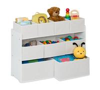 Children's Toy Storage Unit Chest Shelf Kids' Room Playroom Organiser 60x92x30cm