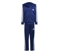 adidas 3 Stripe Poly Tracksuit 3-4 Years Blue