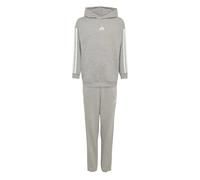 adidas Boy's Boys 3 Stripes Essentials Fleece Track_Suit, medium grey heather, 15-16 Years