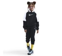 Nike Sportswear Dri-Fit Tracksuit for Older Children, Black/White/Black/White, HQ9317-010, S