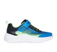 SKECHERS Boys Microspec Advance Trainers Blue/Lime 12K