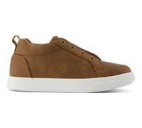 TOMS Youth Unisex Cruz Mid Sneaker, Toffee Microsuede, 5
