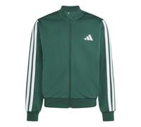 adidas Unisex Kids Essentials Climacool Track Top Sweatshirt, collegiate green/white, 7-8 Years