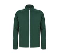 Children's training jacket Finden + Hales Knitted Vert 11/12 ans