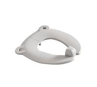 Children's Travel Toilet Seat Foldable Space-Saving Bear Shape Baby Folding Potty Anti Slip Base