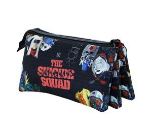 Children's triple Pencil case Karactermania Dc Comics Suicide Squad Taskforce Noir 23x11x10 cm