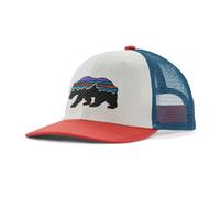 PATAGONIA K's Trucker Hat - Children - White / Red / Blue - size only size- model 2026 only size
