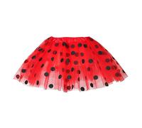 Children's Tutu Skirt Children's Shaggy Skirt Mesh Skirt Red 30cm