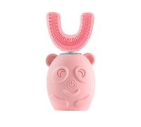 Children's U-Shaped Electric Toothbrush Baby Lazy Fully Automatic Sonic U-Shaped Toothbrush Intelligent(B,Medium)