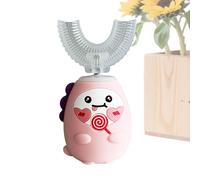 Children's U Toothbrush, Electric Children's Toothbrush with Three Modes and Timer, Practical Teeth Cleaning Tool - For Commuters, Student Dorm, Hotel, School, Girls