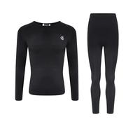 Dare 2b Kids In The Zone III Baselayer Set with SeamSmart Technology & Fast wicking and quick drying properties, perfect for outdoors, skiing & wintersports Black