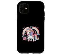 Children's Unicorn Mythical Creatures Horses Girls Rainbow Case for iPhone 11