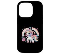 Children's Unicorn Mythical Creatures Horses Girls Rainbow Case for iPhone 14 Pro