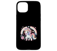 Children's Unicorn Mythical Creatures Horses Girls Rainbow Case for iPhone 15 Plus