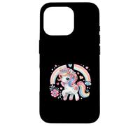 Children's Unicorn Mythical Creatures Horses Girls Rainbow Case for iPhone 16 Pro