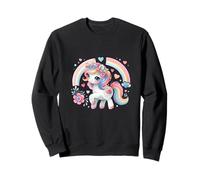 Children's Unicorn Mythical Creatures Horses Girls Rainbow Sweatshirt