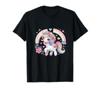 Children's Unicorn Mythical Creatures Horses Girls Rainbow T-Shirt