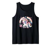 Children's Unicorn Mythical Creatures Horses Girls Rainbow Tank Top