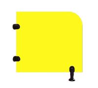 Children's Urinal Divider Partition, Urinals Privacy Baffle Sturdy and Durable for Family,Schools,Kindergartens,Public Places(Yellow,23.6x23.6in(60x60cm))