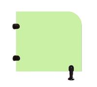 Children's Urinal Divider Partition, Urinals Privacy Baffle Sturdy and Durable for Family,Schools,Kindergartens,Public Places(Green,23.6x27.5in(60x70cm))