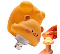Children's USB Bear - Travel with Voice Control | Cute Animal Light, for Tenant Owner Hallway Office Hotel Travel Living Room Bedroom Study Room Bedside
