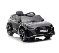 Children's Vehicle - Electric Car Audi RS6 - Licensed - 12V7AH Battery and 2 Motors - 2.4 GHz + MP3 + Leather + EVA (Black)