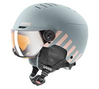 Children's visor helmet Uvex Rocket Junior Visor (rhino blush mat)