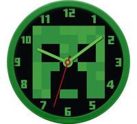 Children's wall clock Mojang Studios Minecraft Green 25 cm