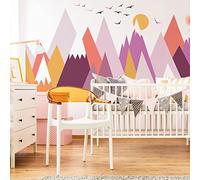 Children's Wall Stickers - Children's Room Decoration - Giant Wall Sticker for Children Scandinavian Mountains Himka - 90 x 135 cm