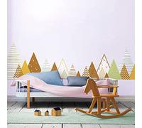 Children's Wall Stickers - Nursery Decoration - Giant Wall Sticker for Children Scandinavian Mountains Louka - 60 x 100 cm