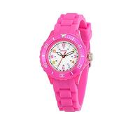 Children's watch for girls and boys, analogue educational watch with soft strap, ideal for school and sports, Pink, Strap