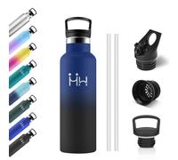 Children's Water Bottle, 500 ml, Thermos Bottle with Straw, BPA-Free, Leak-Proof Water Bottle, Suitable for Carbonated Drinks, Double-Walled Vacuum Insulated, Insulated Bottle for Office, Fizz