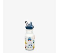 Children's Water Bottle with Cap Klean Kanteen Classic Narrow Sippy Blanc 355 ml