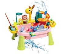 Children's Water Play Tables For Outdoor - Giraffe Tap Fantasy Game Accessories - Kitchen Play Sink Toy with Flowing Water | for children aged 1-5 years, for interaction on it, in the back seat