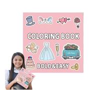 Children's Wedding Activities Colouring Book and Toy, 40 Pages Wedding Children's Activities at the Table Christmas Seasonal Celebration Girls and Adults