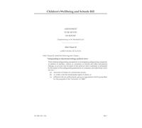 Children's Wellbeing and Schools Bill Amendment to be moved on report [Supplementary to the Marshalled List] (House of Lords) HLB 135 I b