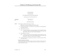 Children's Wellbeing and Schools Bill Amendments to be moved in Committee of the Whole House [Supplementary to the Fifth Marshalled List] (House of Lords) HLB 84 V a