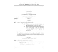 Children's Wellbeing and Schools Bill Amendments to be moved in Committee of the Whole House [Supplementary to the Sixth Marshalled List] (House of Lords) HLB 84 VI a