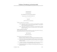 Children's Wellbeing and Schools Bill Amendments to be moved in Committee of the Whole House [Supplementary to the Eighth Marshalled List] (House of Lords) HLB 84 VIII i
