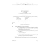 Children's Wellbeing and Schools Bill Eighth Marshalled List of amendments to be moved in Committee of the Whole House (House of Lords) HLB 84 VIII