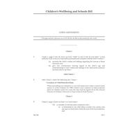 Children's Wellbeing and Schools Bill Lords amendments (House of Commons) HCB 383