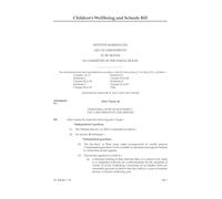 Children's Wellbeing and Schools Bill Seventh Marshalled List of amendments to be moved in Committee of the Whole House (House of Lords) HLB 84 VII