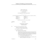 Children's Wellbeing and Schools Bill Third Marshalled List of amendments to be moved in Committee of the Whole House (House of Lords) HLB 84 III