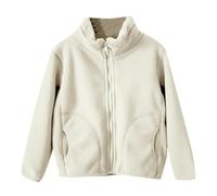 Children's Winter Jacket Girls Cross-Country Jacket Fleece Warm Lightweight Hiking Jacket Polar Fleece Plain Outdoor Jacket with Full Zip Quilted Jacket Softshell Jacket